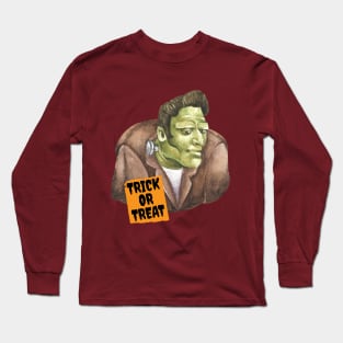 Frankenstein Trick or Treat Long Sleeve T-Shirt